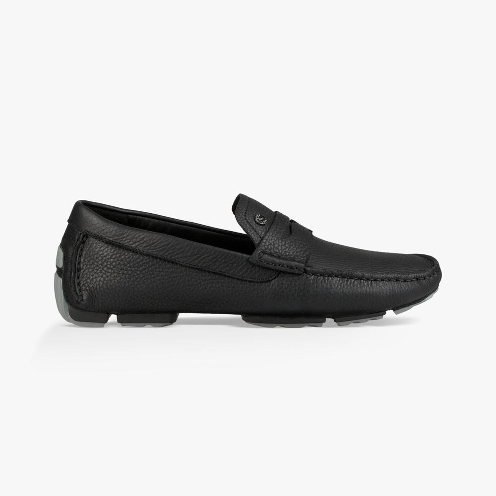 Loafers UGG Bel-Air Penny Slip-On Driver Homme Noir Soldes 989PFKRX